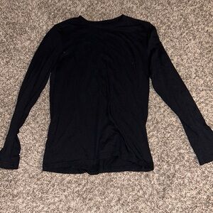 Kids Black Long Sleeve Shirt